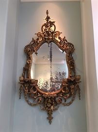 Pair of fantastic, large antique mirrors purchased in Ireland