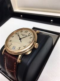 Men's Patek Phillipe 18k Rose Gold Calatrava 3-hand Officers watch