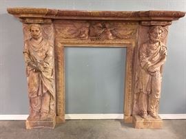 Massive marble mantle
