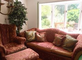 Furniture: Sofa and Chair Set (to be sold as a set or individual)