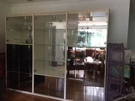 Glass / Mirror Formica 3-piece Unit