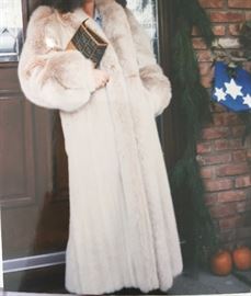 Full length Mink coat with Fox sleeves and collar - Second coat not featured yet!