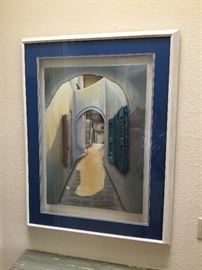 Wall art, dimensional (apprx 33xx43)  Artist: G. Brigeois, '84