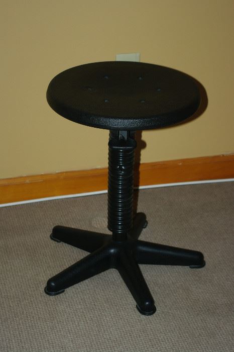 Black stool made in Germany