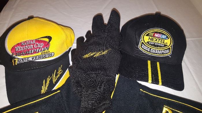 Another view of hats and gloves
