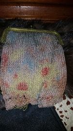 Vintage mesh purse