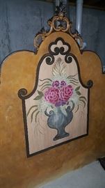 King Size Hand Painted Headboard