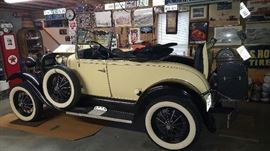 1980 Ford Shay Model A reproduction concertible.
Available now for Preview
Call 865 323 2256 for appointment