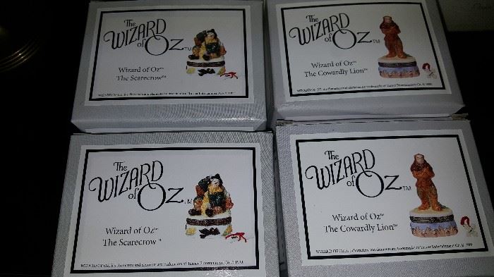 Wizard of OZ trinket boxes new in box