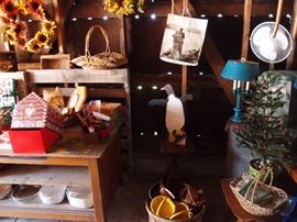 Pyrex, Shoe Shiner's Stool, fan, etc!