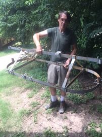 a commercial hanging pot rack