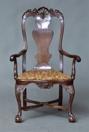 Dutch Rococo Arm Chair 	
45 1/2" high
18th century