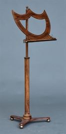 Regency Rosewood Music Stand
with line inlay
47 3/4" high
early 19th century