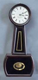 Howard and Davis #4 Banjo Clock
8 1/2" dial, 32" long
circa 1860
