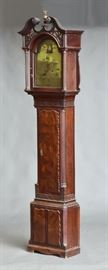 George III Mahogany Tall Clock 	
Henry Lane, Bristol
95" high
late 18th century