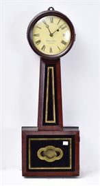 Howard and Davis Banjo Clock
28 1/2" long
mid-19th century