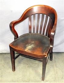 B.L. Marble Chair Co Mahogany Side Chair Circa 1915, 23.5"W x 32"H x 19.5"D