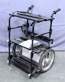 Porta Brace AV Video Cart / Utility Cart, 25.5"W x 34"H x 14"D