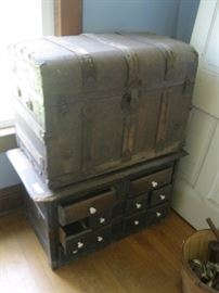 One of the trunks (flat top)