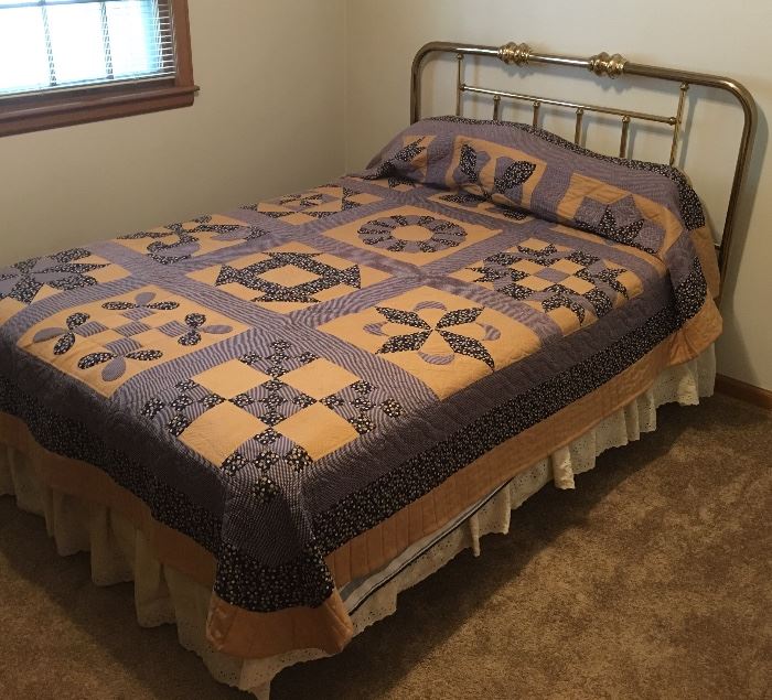Full Size Brass Bed