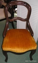Another Victorian Velvet Seat Parlor Chair
