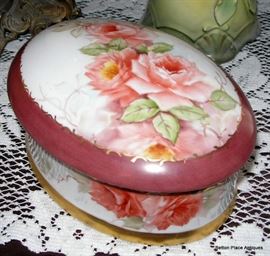 Nippon Hand Painted Trinket Box