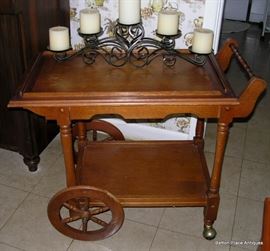 1940's Cherry Serving Cart