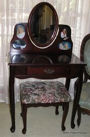 Small Contemporary Vanity with Bench