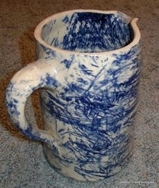 Another Jerry Brown Spatterware Pottery Pitcher