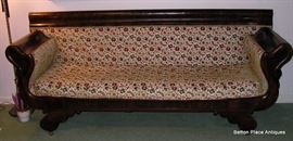 Mahogany Empire Sofa