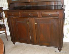 Bottom of the Walnut Kitchen Cabinet