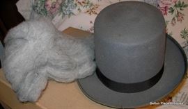 1900's Wig and Merino Wool Hat