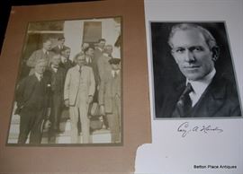 Governor C A Hardee with Cabinet Members in Photo