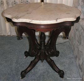 1880's Marble top Parlor Table