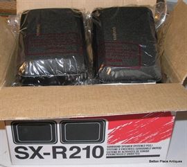 As new in Box Aiwa Speakers