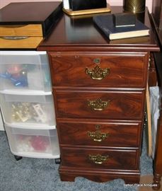 One of two matching Wood File Boxes