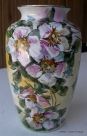 Bareuther hand painted Vase German