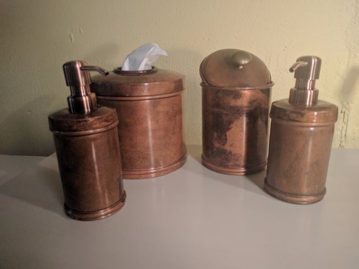 Labrazel Italian Copper Hand-Made Bathroom Accessories.