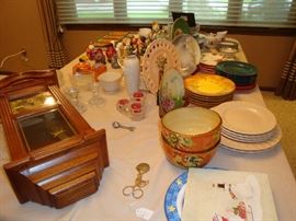 Cigar cutter scissors. plates. Lennox, salt/pepper shakers
