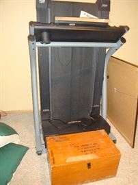 military box. Treadmill