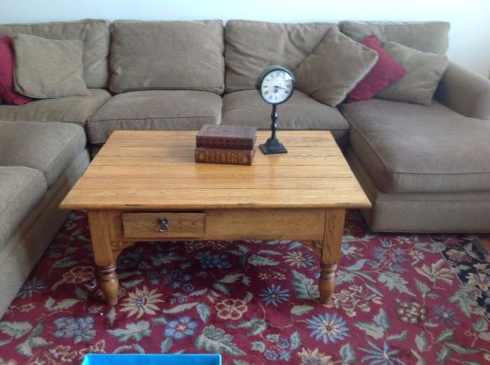 Coffee table Crate & Barrel Sectional