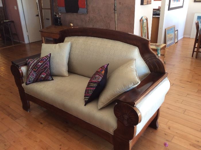 This beautiful Art Deco love seat was originally $1,200, our SUNDAY PRICE - $600!