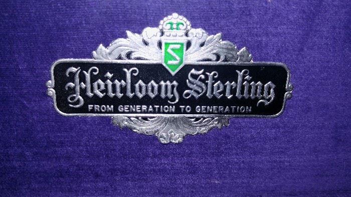 Heirloom sterling silver Heiress pattern