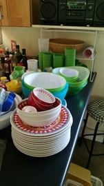 Durable plastic plates--SOLD, bowls, durable plastic serving bowls, drink cups