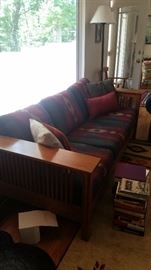 Mission-style sofa--SOLD