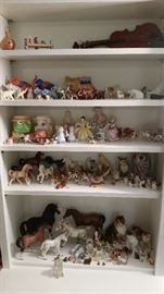 Close-up of menagerie, all horses--SOLD, others still available