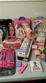 Barbies, Barbie Radio--SOLD, Cases--ALL SOLD, Midge Doll--SOLD