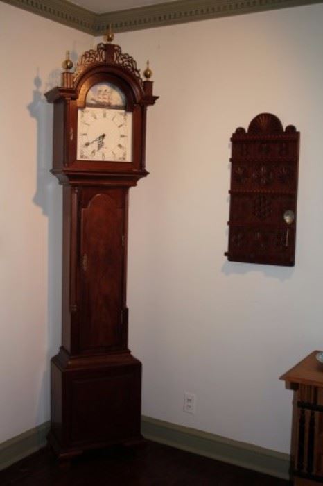 Grandfather Clock and Decorative