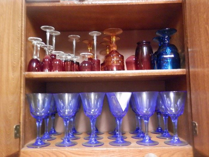 AVON BLUE ROYAL SAPPHIRE GLASS