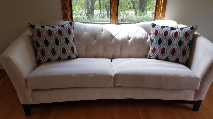  Micro suede sofa like new 